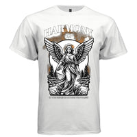 HARMONY In the Serene Nature We Praise Angel Graphic T-Shirt | Orange Nature Streetwear | Project Hood | 72 - Project Hood