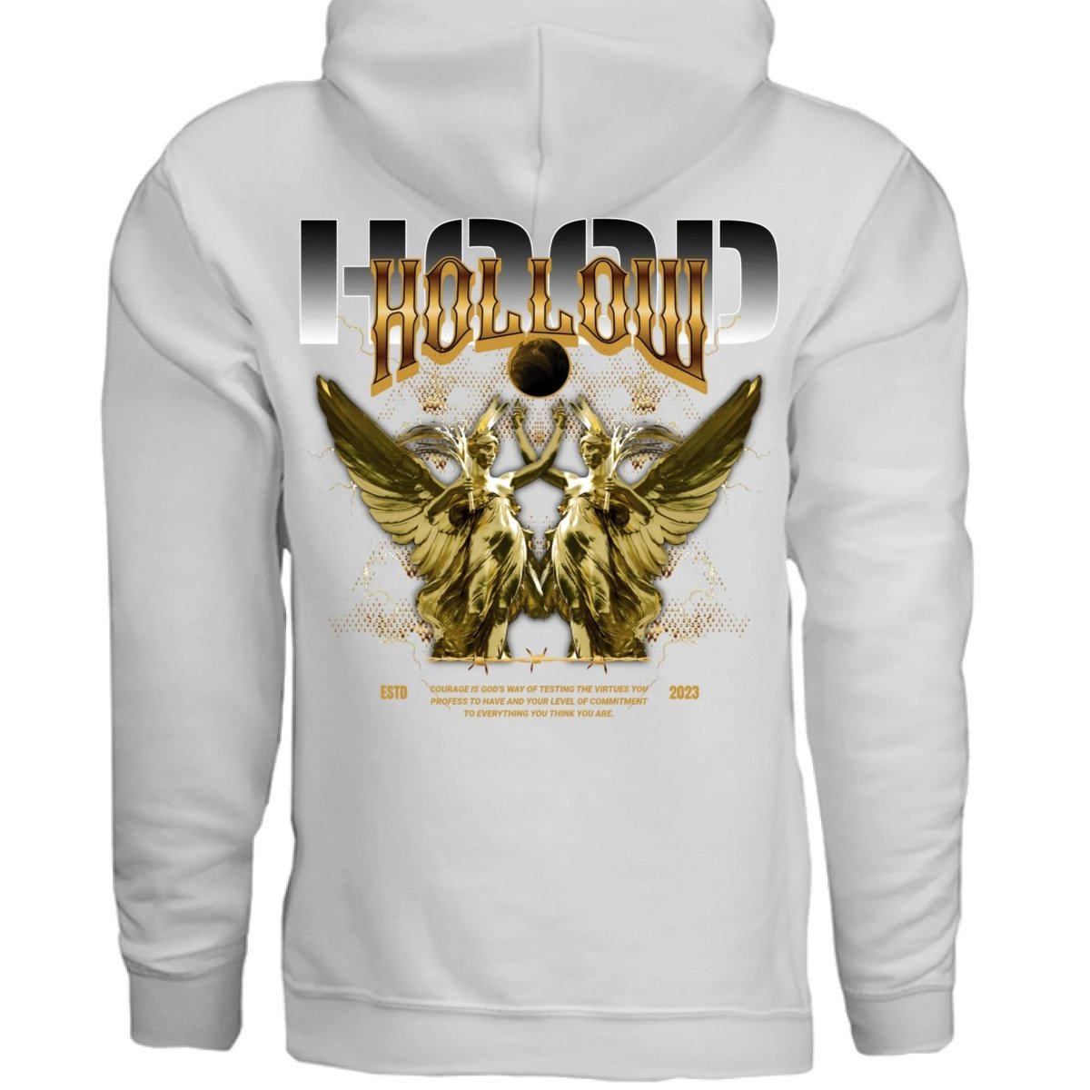 HOLLOW VIRTUE Dual Angel Oversized Streetwear Hoodie | Project Hood 10 - Project Hood