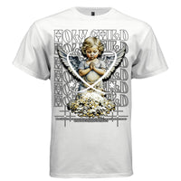 Holy Child Praying Angel Graphic T-Shirt | Faith Streetwear | Wear This as a Testament to the Beautiful Connection Between Our Dreams and the Prayers That Guide Us | Project Hood 36 - Project Hood