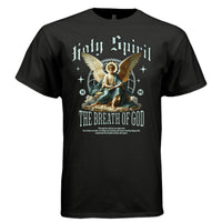 Holy Spirit The Breath of God Seated Angel Graphic Tee | Project Hood 75 - Project Hood