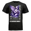 Hopelessness Angel Wireframe Grid Purple Graphic Tee | Project Hood 80 - Project Hood