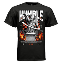 HUMBLE Marble Angel Cross Fire Individuality Oversized Streetwear T-Shirt | Project Hood 176 - Project Hood
