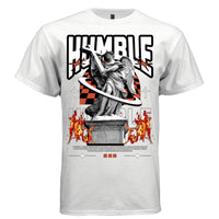 HUMBLE Marble Angel Cross Fire Individuality Oversized Streetwear T-Shirt | Project Hood 176 - Project Hood