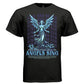 LOVE AND DEATH Angels Sing Teal Angel Divine Oversized Streetwear T-Shirt | Project Hood 191 - Project Hood