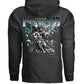 LUSTROUS Silver Cherub Violinist Graphic Oversized Hoodie | Project Hood 182 - Project Hood