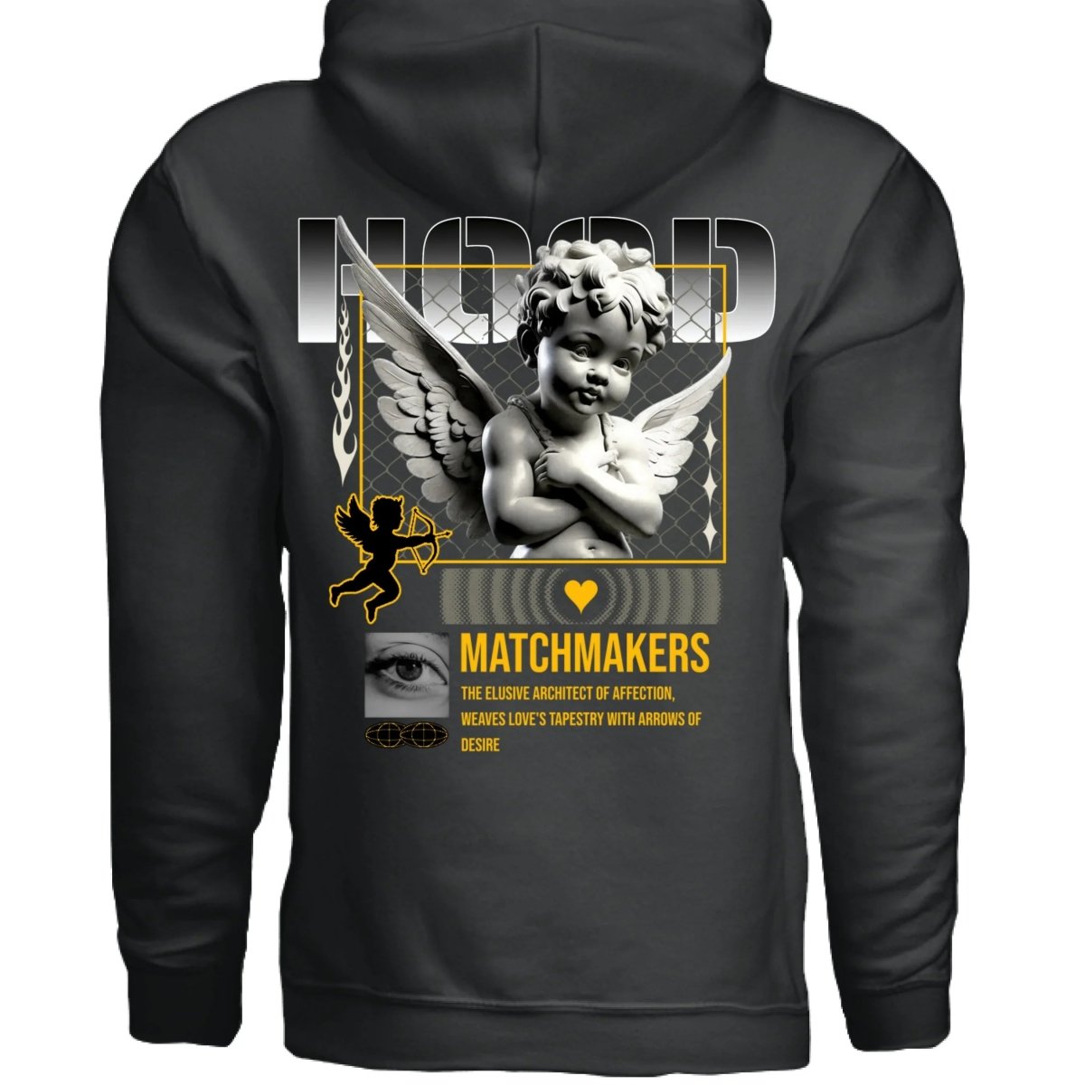 MATCHMAKERS Urban Romance Oversized Streetwear Hoodie | Project Hood 3 - Project Hood