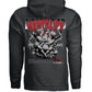 MENTALITY Two Cherubs Money Bag Red Oversized Hoodie | Project Hood 101 - Project Hood