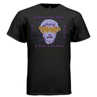 MOOD Vaporwave Flower-Eyed Statue Graphic T-Shirt | Unisex Streetwear 242 - Project Hood