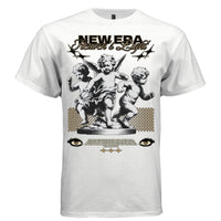 NEW ERA HEAVEN'S LIGHT Cherub Angel Gold Oversized Streetwear T-Shirt | Project Hood 170 - Project Hood