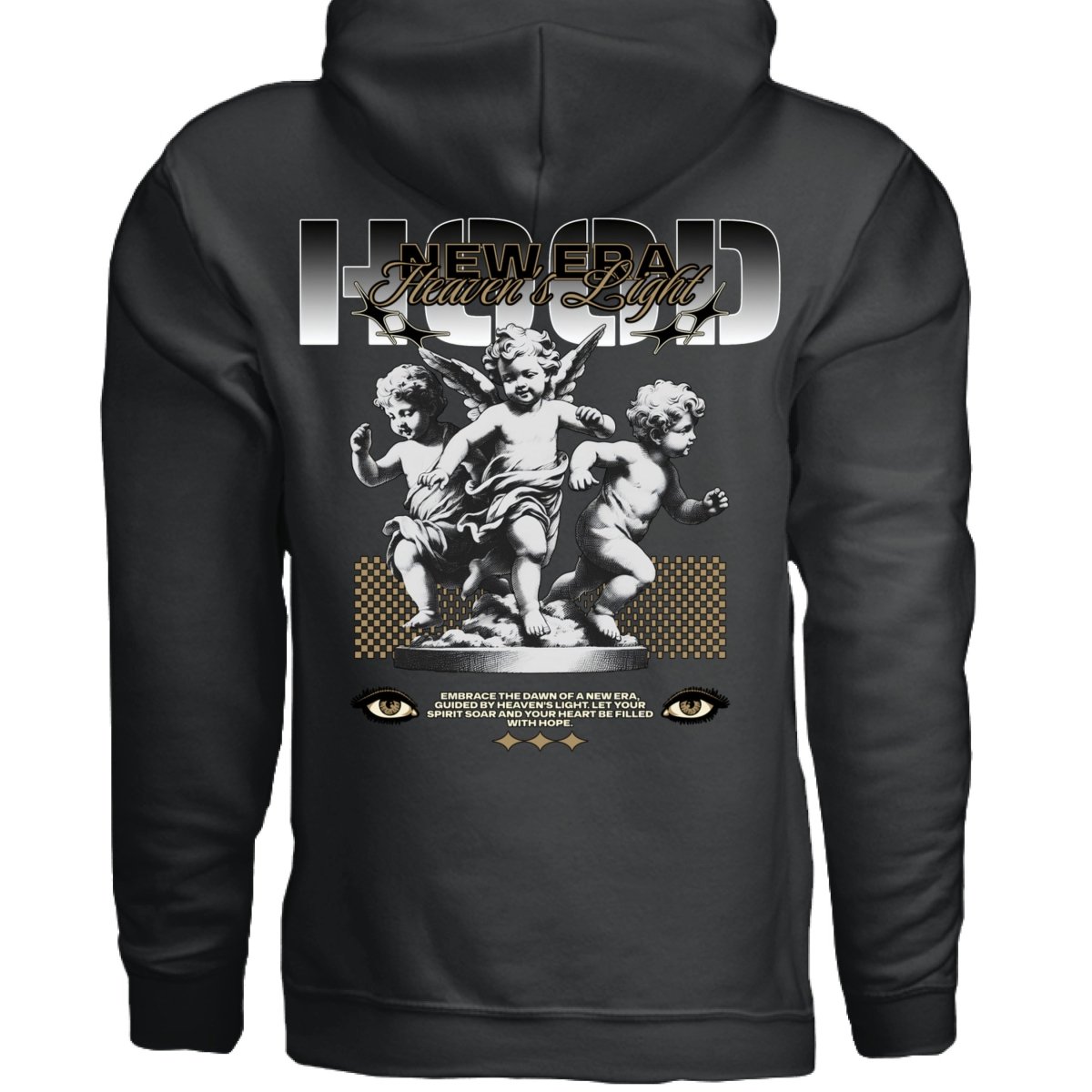 NEW ERA Heaven's Light Cherubs Graphic Oversized Hoodie | Project Hood 170 - Project Hood
