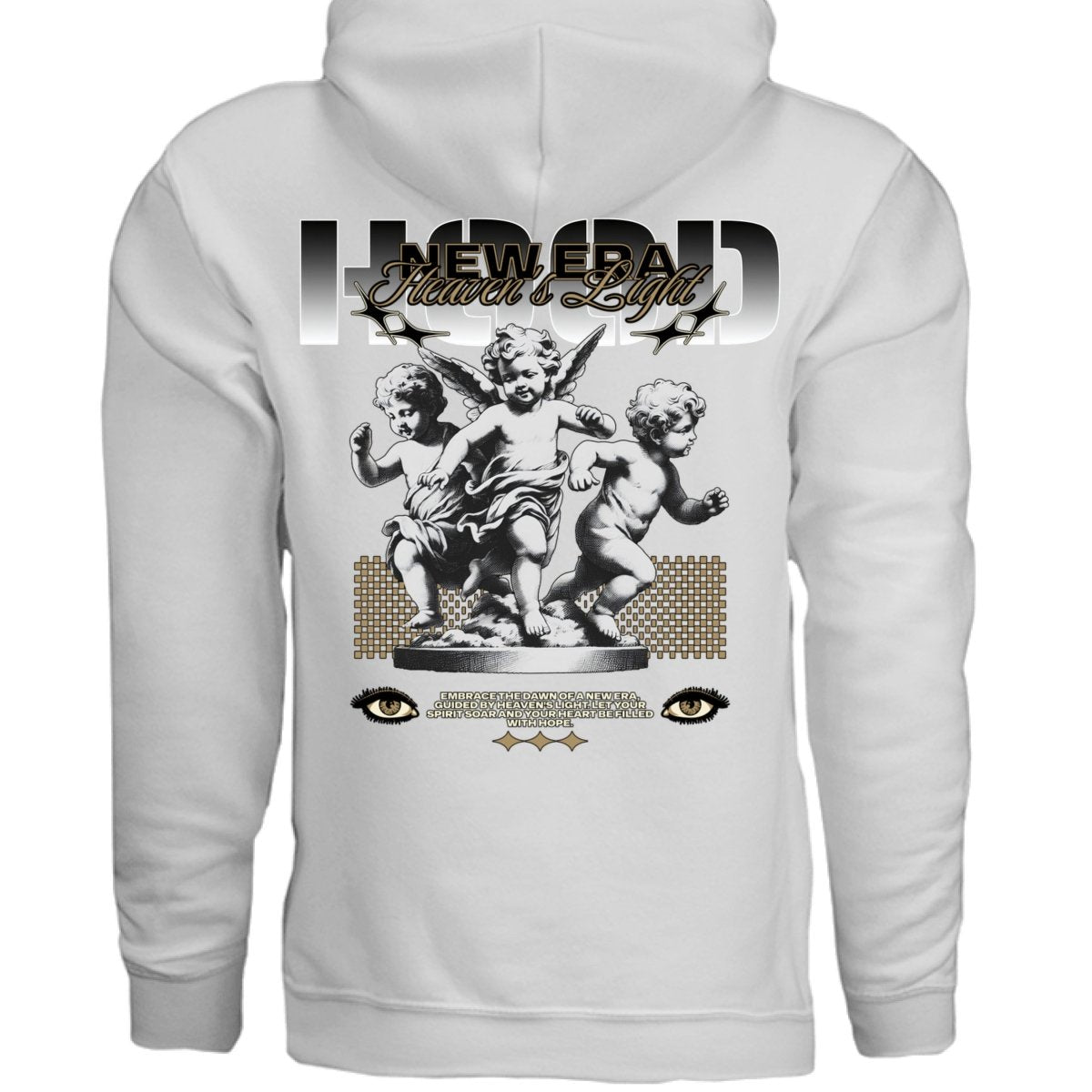 NEW ERA Heaven's Light Cherubs Graphic Oversized Hoodie | Project Hood 170 - Project Hood