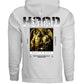TRUST angel devil hoodie back view Project Hood oversized fleece black streetwear