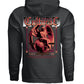 CULTURAL ANGEL hoodie close up blackletter typography halftone design Project Hood