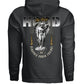 Seraphic Urban Essence Oversized Hoodie flat lay Black White Project Hood streetwear
