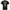 Celestial Showdown angel vs demon oversized graphic t-shirt in black — front view