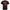 Project Hood CULTURAL Angel oversized t-shirt black front — red coral vintage celestial angel globe graphic on dark streetwear tee