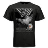 Mighty Angel Graphic T-Shirt in Black – Full Front Design View | Guardian Angel Christian Streetwear by Project Hood