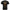 Black blessed dark angel graphic t-shirt front view gold BLESSED text with winged guardian angel and flames