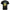 Black stop war angel graphic t-shirt front view bold yellow STOP WAR graffiti text on classical statue