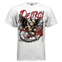 DESTROY Betrayed Angel Graphic T-Shirt – Dark Punk Devil Cherub Streetwear by Project Hood