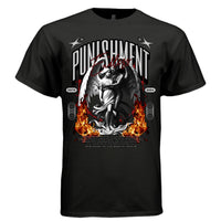 PUNISHMENT Endless Graphic T-Shirt – Dark Romance Angel Flame Streetwear by Project Hood