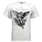 FLY HIGH Angel Graphic T-Shirt – Minimalist Monochrome Streetwear by Project Hood