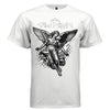 FLY HIGH Angel Graphic T-Shirt – Minimalist Monochrome Streetwear by Project Hood