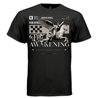 THE AWAKENING Pegasus Angel Graphic T-Shirt – Dark Mythology Streetwear by Project Hood