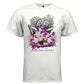 HOPE IN Romance Censored Cherub Graphic T-Shirt – Vaporwave Pink Floral Streetwear by Project Hood