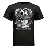 CHASING DREAMS Reality and Ambition Graphic T-Shirt – Winged Thinker Streetwear by Project Hood
