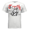 TRUTH Lessons of the Past Angel Graphic T-Shirt – Gothic Red Courage of Reality Streetwear by Project Hood