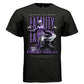 FATALITY Finality's Embrace Graphic T-Shirt – Purple Gothic Mourning Streetwear by Project Hood