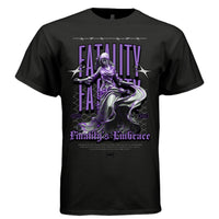 FATALITY Finality's Embrace Graphic T-Shirt – Purple Gothic Mourning Streetwear by Project Hood