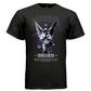 BLESSED MMXXIV Praying Angel Graphic T-Shirt – Purple Lightning Faith Streetwear by Project Hood