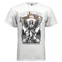 HARMONY In the Serene Nature We Praise Graphic T-Shirt – Orange Nature Streetwear by Project Hood