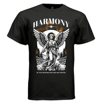 HARMONY In the Serene Nature We Praise Graphic T-Shirt – Orange Nature Streetwear by Project Hood