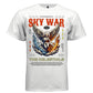 SKY WAR The Celestials Elemental Angel Graphic T-Shirt – Fire Water Wings Fantasy Streetwear by Project Hood