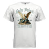 Seated angel with golden wings reading a book halo and celestial circle print — Project Hood Holy Spirit tee