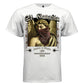 Bandana-masked Renaissance angel with golden wings red paisley face covering — Project Hood St. Gangsta tee