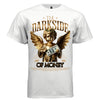Gold metallic winged cherub toddler angel $100 bill laurel crown graphic tee Project Hood