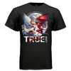 Angel white wings halo red demon wings horns romantic moonlit graphic tee Project Hood