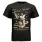 Soft beige celestial aesthetic broken trust oversized DTG t-shirt Project Hood