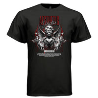 Gothic valentine dark love skull heart wings black silver red oversized shirt Project Hood