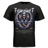 Fire lightning feathered wings death angel transition oversized tee Project Hood