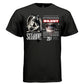 Barbed wire stone angel dripping tears split composition oversized streetwear tee Project Hood