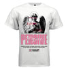 Marble stone angel pink censorship bar eyes red rose black wings gothic tee Project Hood