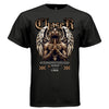 Gold chain cross pendant tattooed angel praying halo locs streetwear faith graphic tee Project Hood