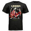 Weeping angel barbed wire crown seated grief red hope script independent urban streetwear DTG shirt Project Hood