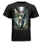 Marble angel wandering dark forest fallen grace spiritual search oversized faith streetwear shirt Project Hood