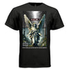 Marble angel wandering dark forest fallen grace spiritual search oversized faith streetwear shirt Project Hood
